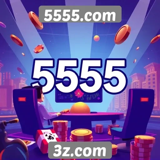 Tendências de jogos online observadas no 5555.com